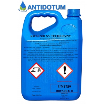 Kwas Solny 33% 5L (UN1789, 8, III)