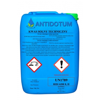 Kwas Solny 33% 25kg (UN1789, 8, III)
