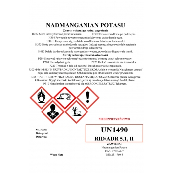 Nadmanganian Potasu 1kg (UN1490,5.1,II)