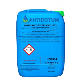 Wodorotlenek Sodu 50% 25kg (UN1824, 8. III)