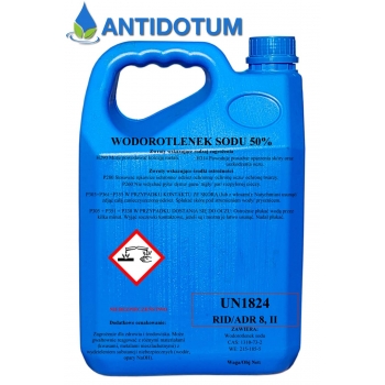 Wodorotlenek Sodu 50% 5L Kanister (UN1824, 8. III)